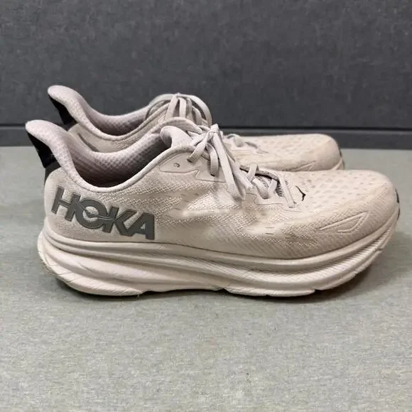 Hoka One Clifton 9 Nimbus Cloud Mens Size 12.5 Sneakers 1127895-NCSW - Picture 6 of 12